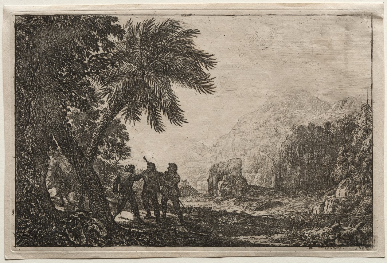 Krajobraz z bandytami autorstwa Claude Lorrain
