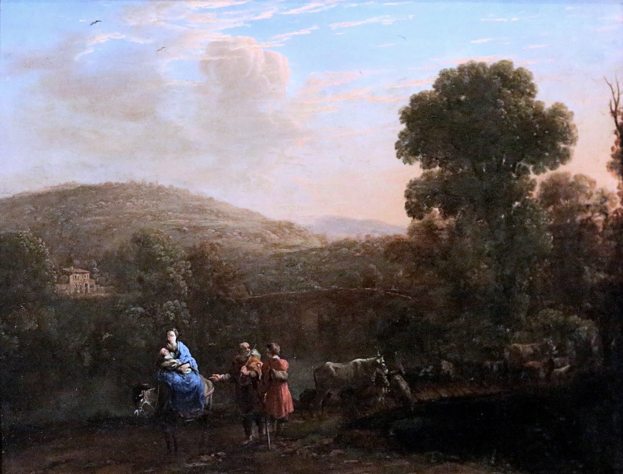 Lorrain - Ucieczka do Egiptu. Ucieczka do Egiptu. vers 1640. Strasburg autorstwa Claude Lorrain