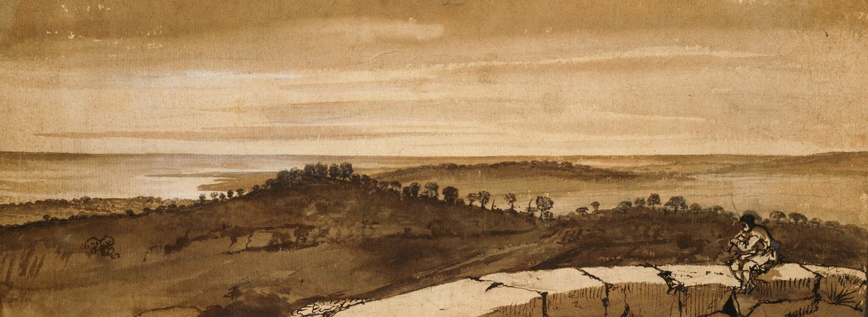 Panorama z Sasso autorstwa Claude Lorrain