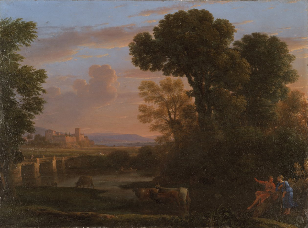 Krajobraz duszpasterski, 1648 autorstwa Claude Lorrain
