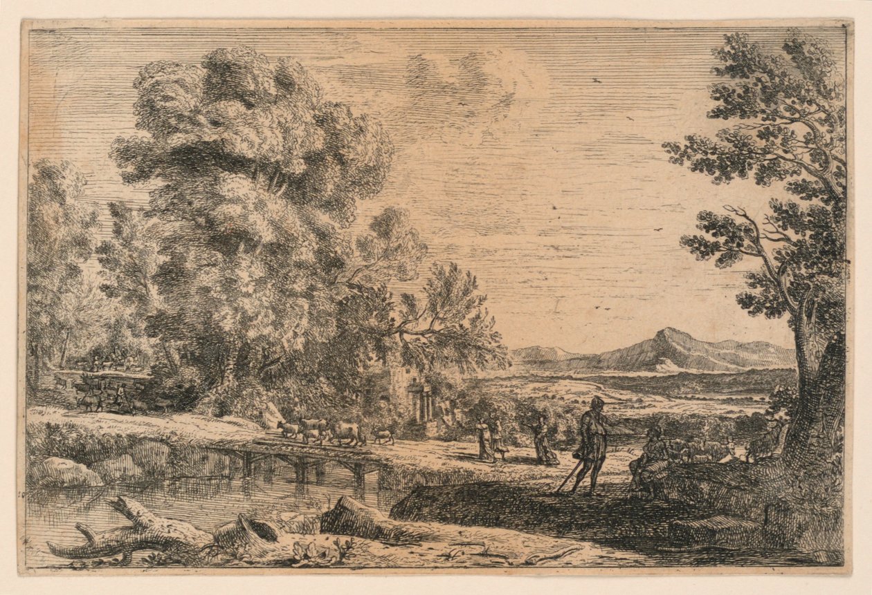 Rebeka i Eliezer autorstwa Claude Lorrain