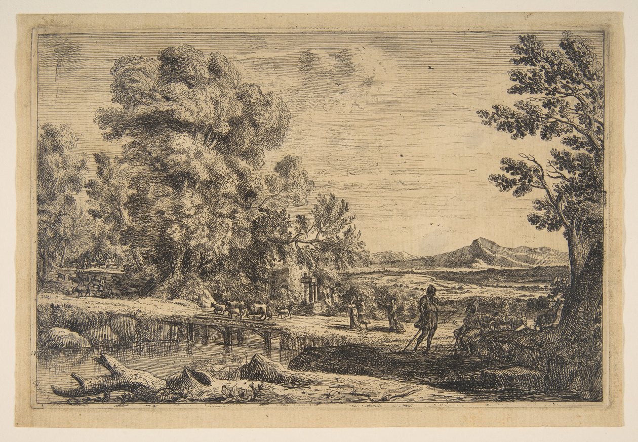 Rebeka i Eliezer, ca. 1638-41. autorstwa Claude Lorrain