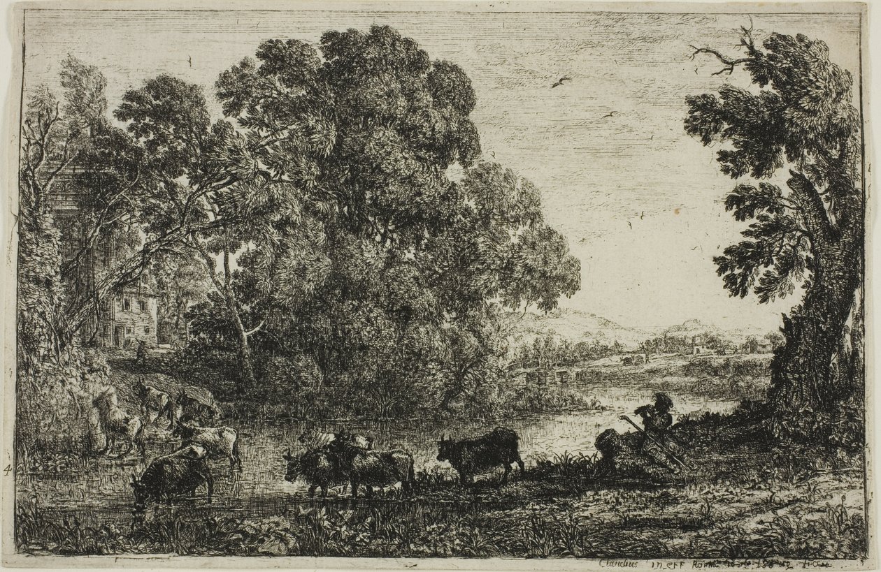 Pasterz autorstwa Claude Lorrain