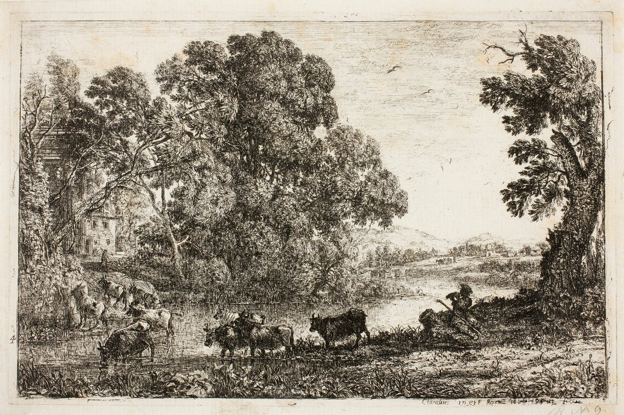 Pasterz autorstwa Claude Lorrain