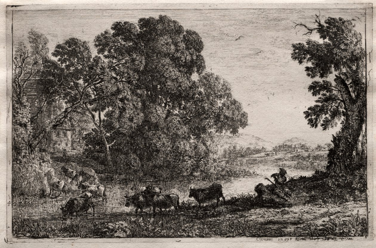 Pasterz autorstwa Claude Lorrain