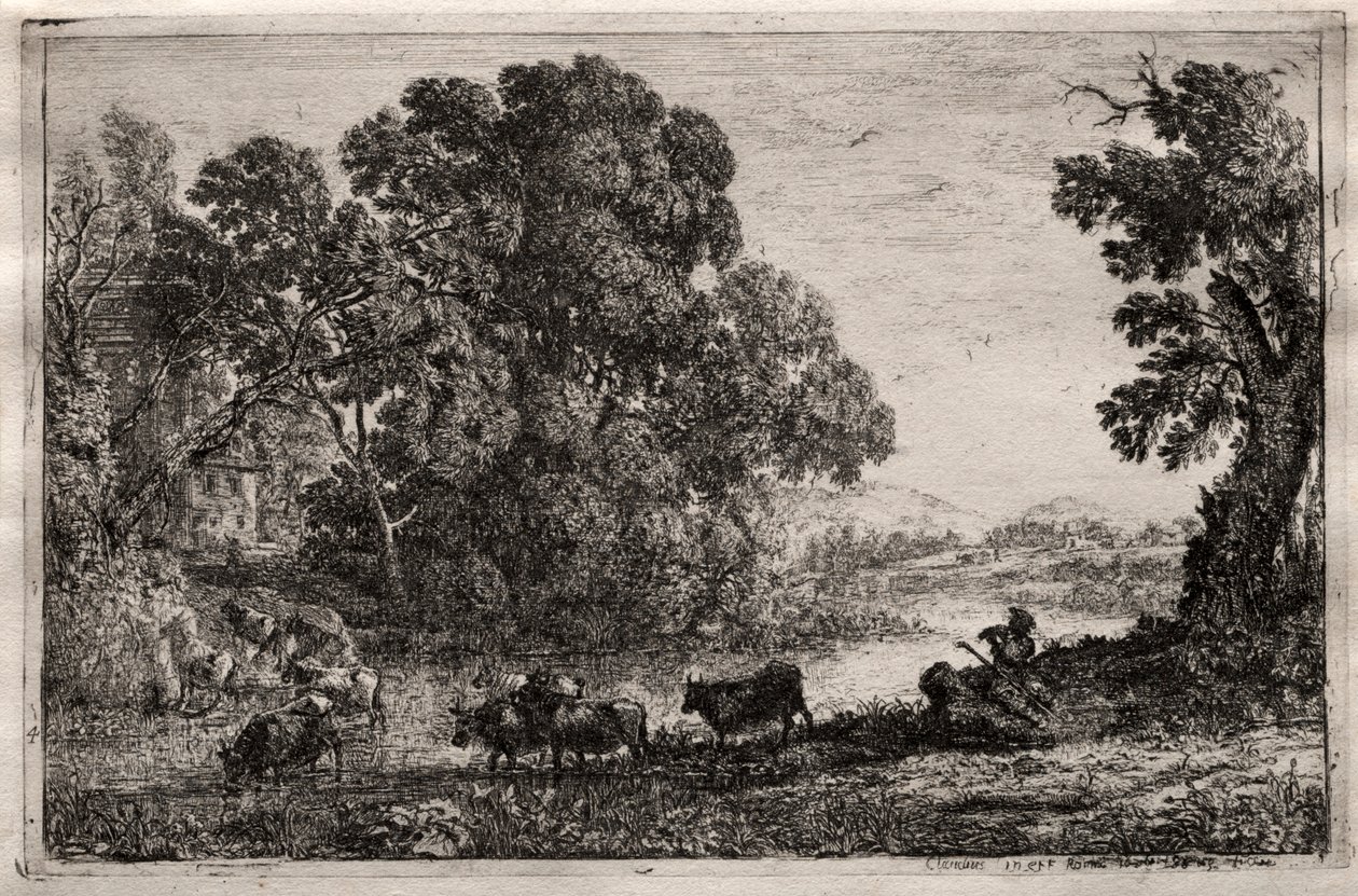 Pasterz, 1606. autorstwa Claude Lorrain