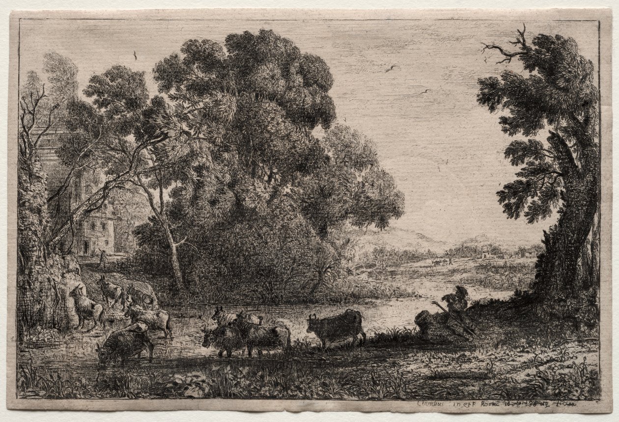 Pasterz autorstwa Claude Lorrain