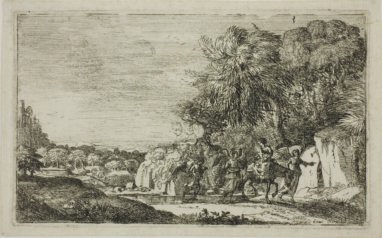 Ucieczka do Egiptu autorstwa Claude Lorrain