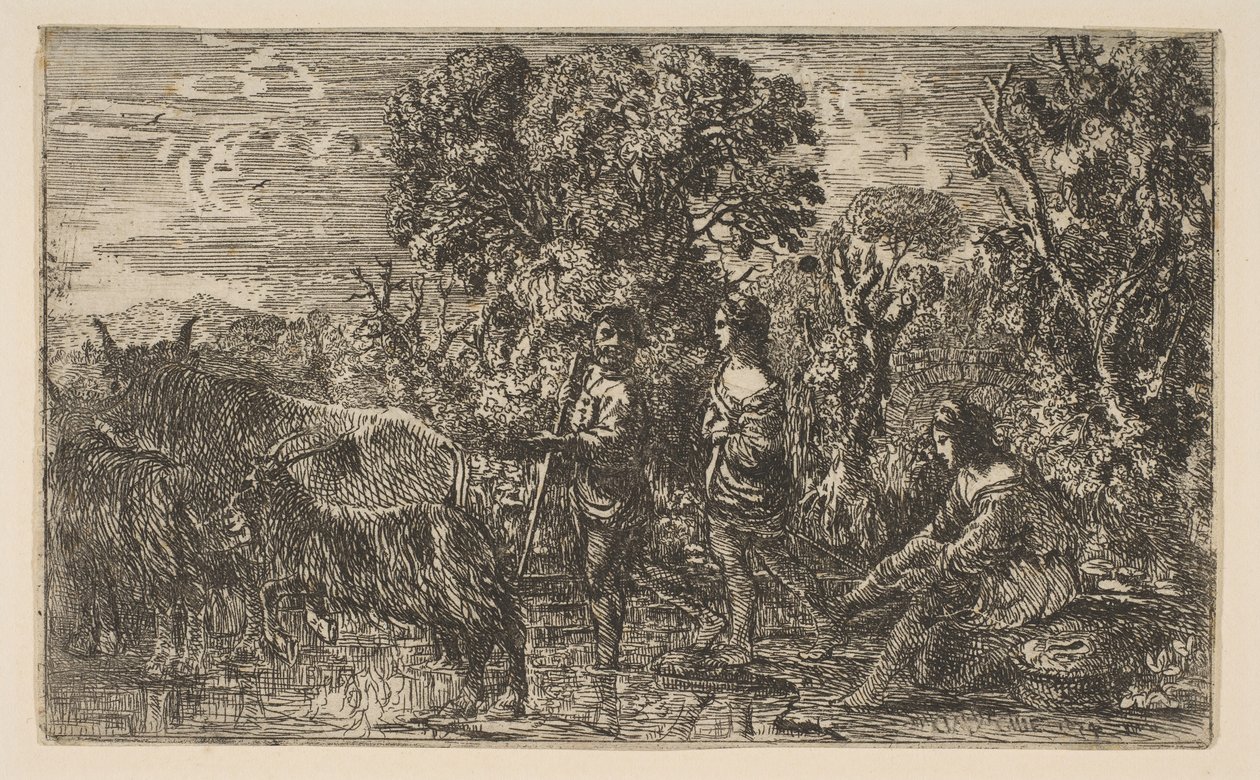 Ford, 1634. autorstwa Claude Lorrain