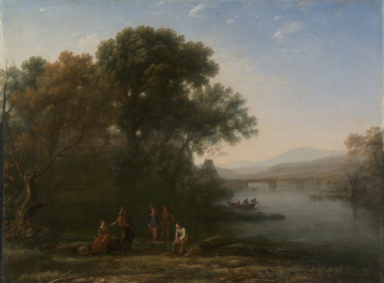 Ford, prawdopodobnie 1636. autorstwa Claude Lorrain