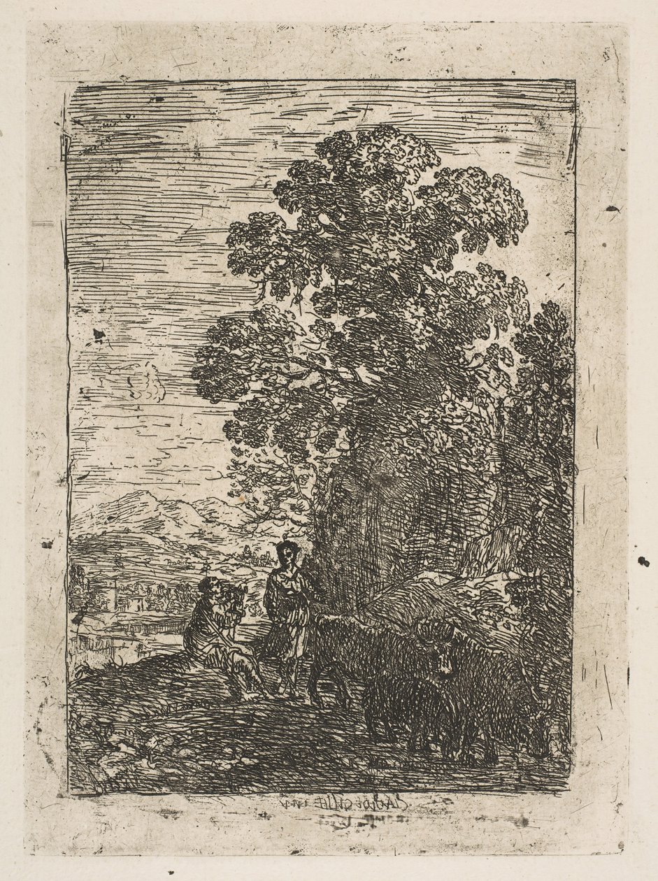 Pasterz i Pasterka, ca. 1630. autorstwa Claude Lorrain