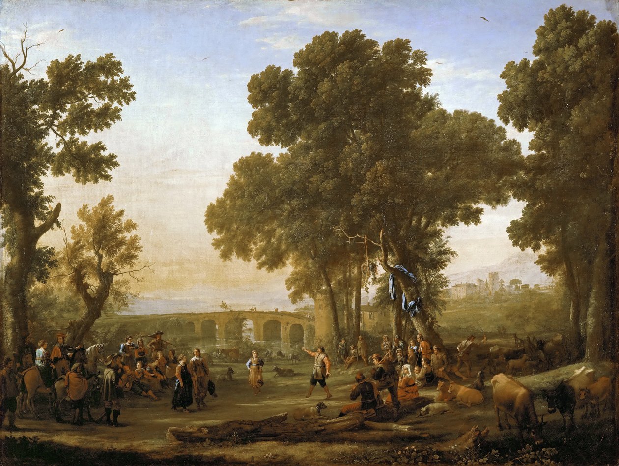 Święto Wiejskie autorstwa Claude Lorrain