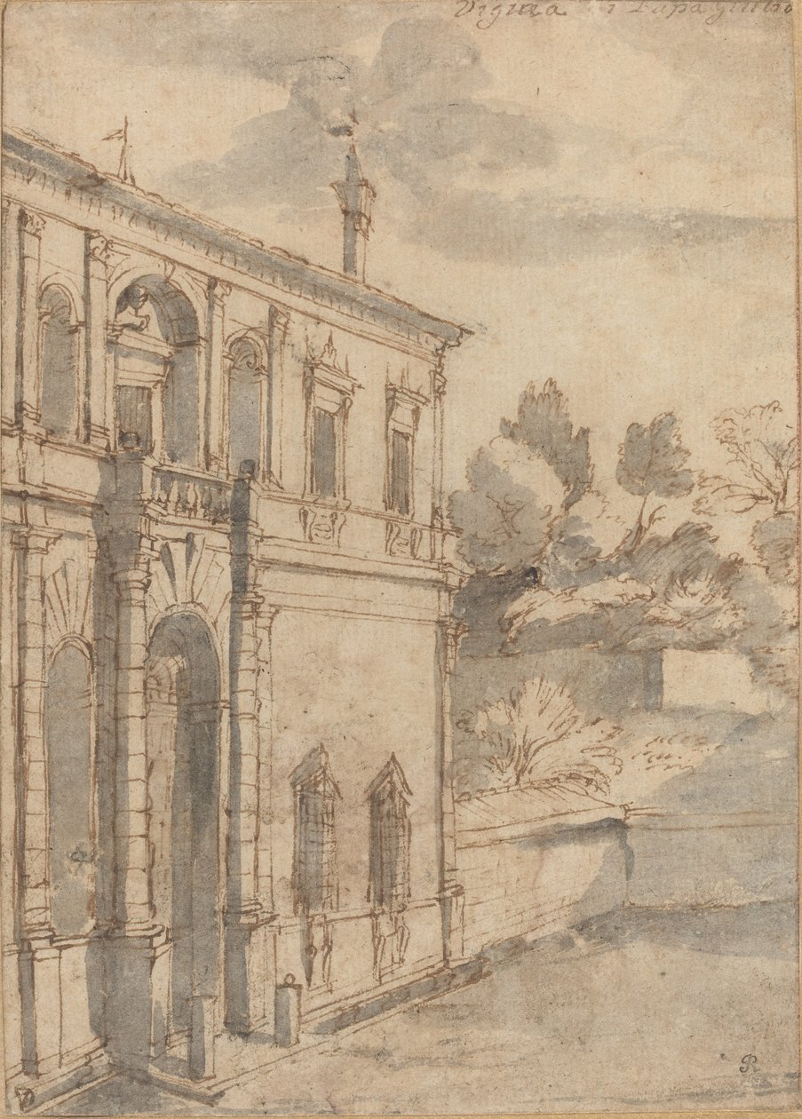 Willa Papieża Juliusza autorstwa Claude Lorrain