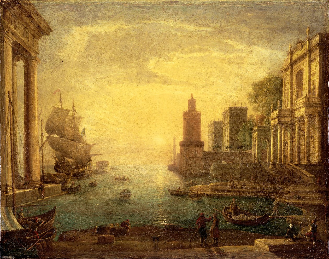 Canal Grande, Wenecja autorstwa Claude Lorrain