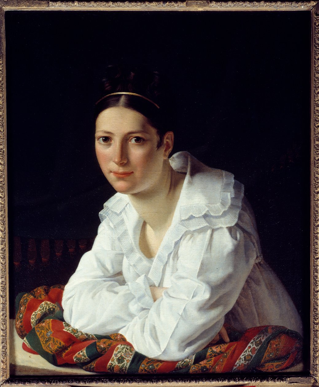 Portret Madame Claude Marie Dubufe (1793-1837), żony malarza. Obraz Claude