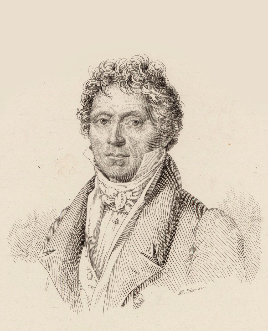 Portret kompozytora Antona Reicha 1770-1836, 1837. autorstwa Claude Marie François Dien