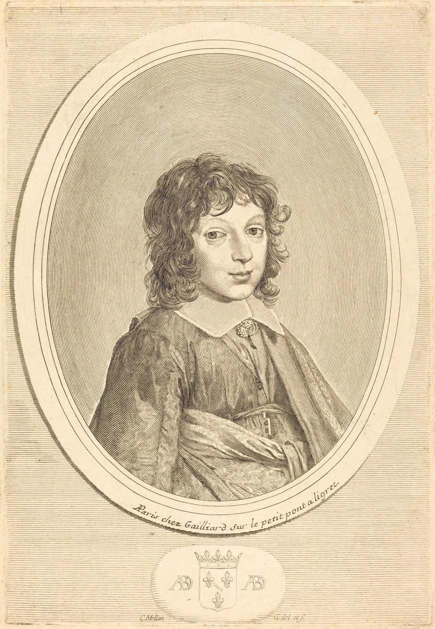 Armand de Bourbon, książę Condi autorstwa Claude Mellan
