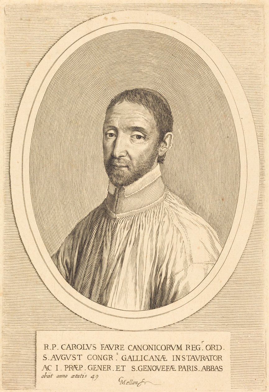 Charles Favre autorstwa Claude Mellan