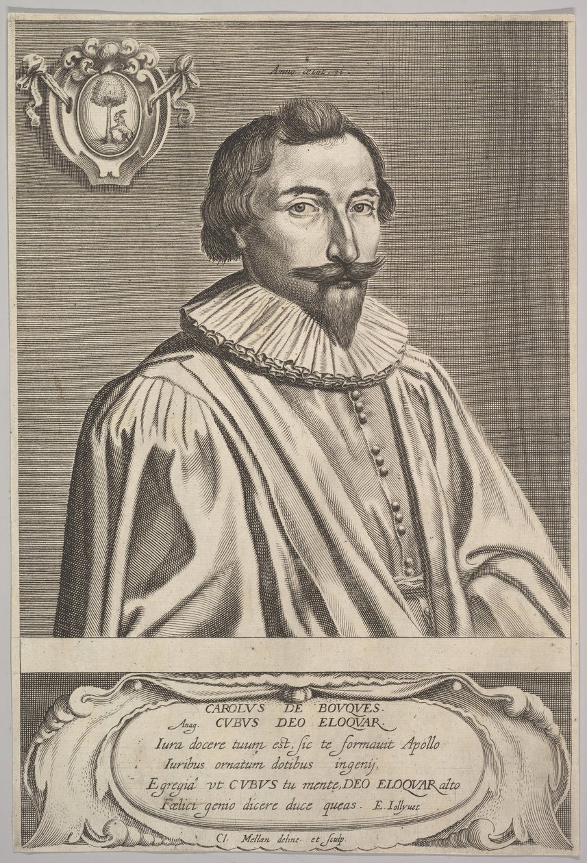 Charles de Bouque. autorstwa Claude Mellan