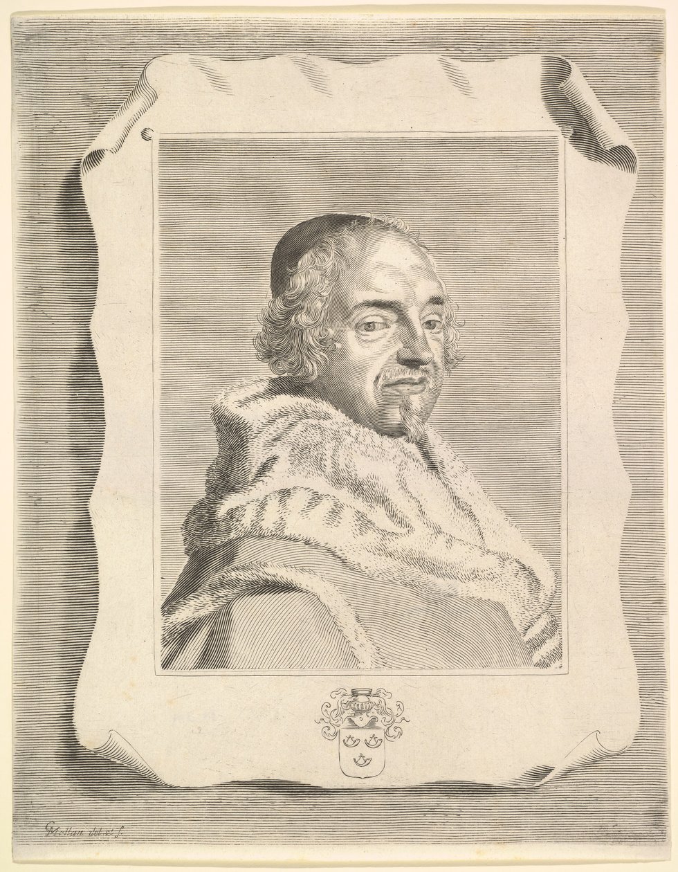 Francois-Théodore de Nesmond, ca. 1661. autorstwa Claude Mellan