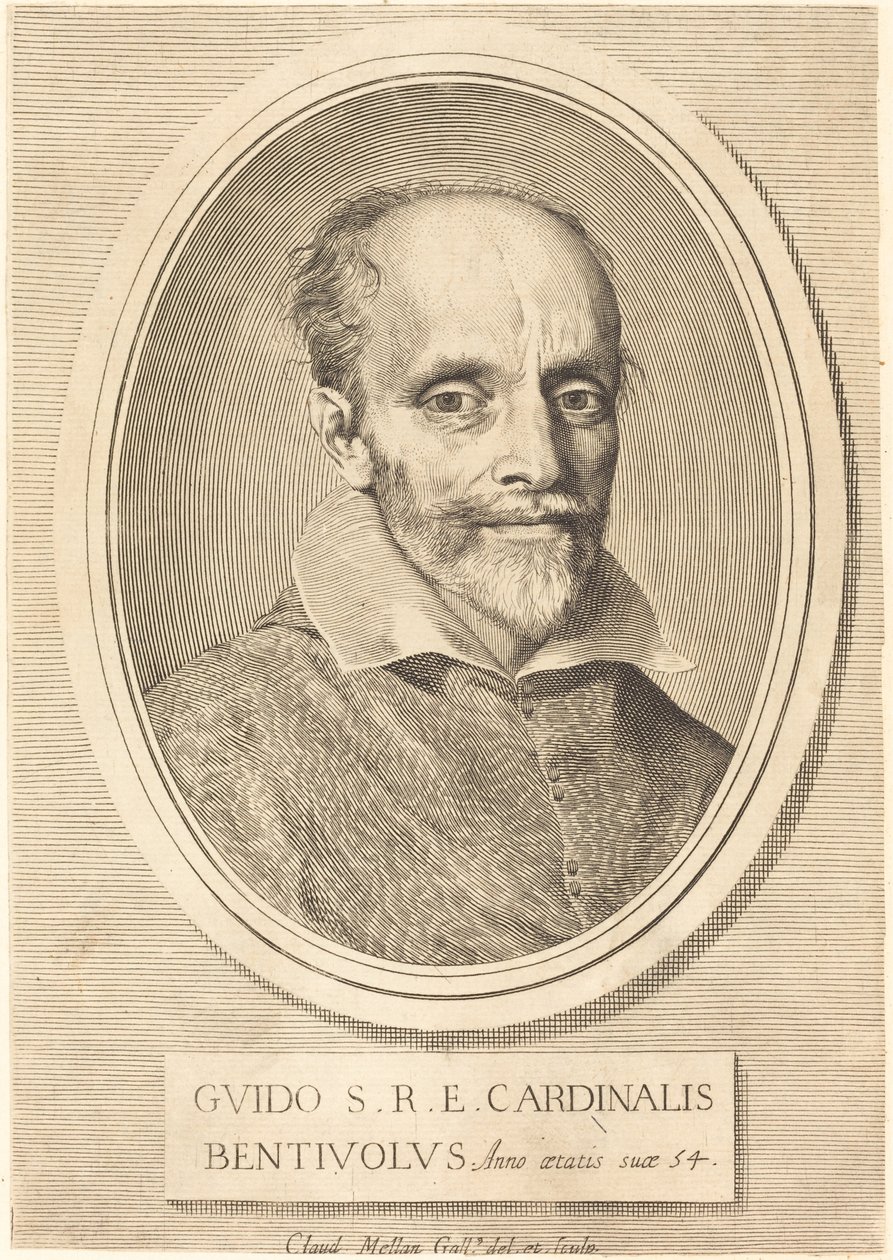 Guido Bentivoglio autorstwa Claude Mellan