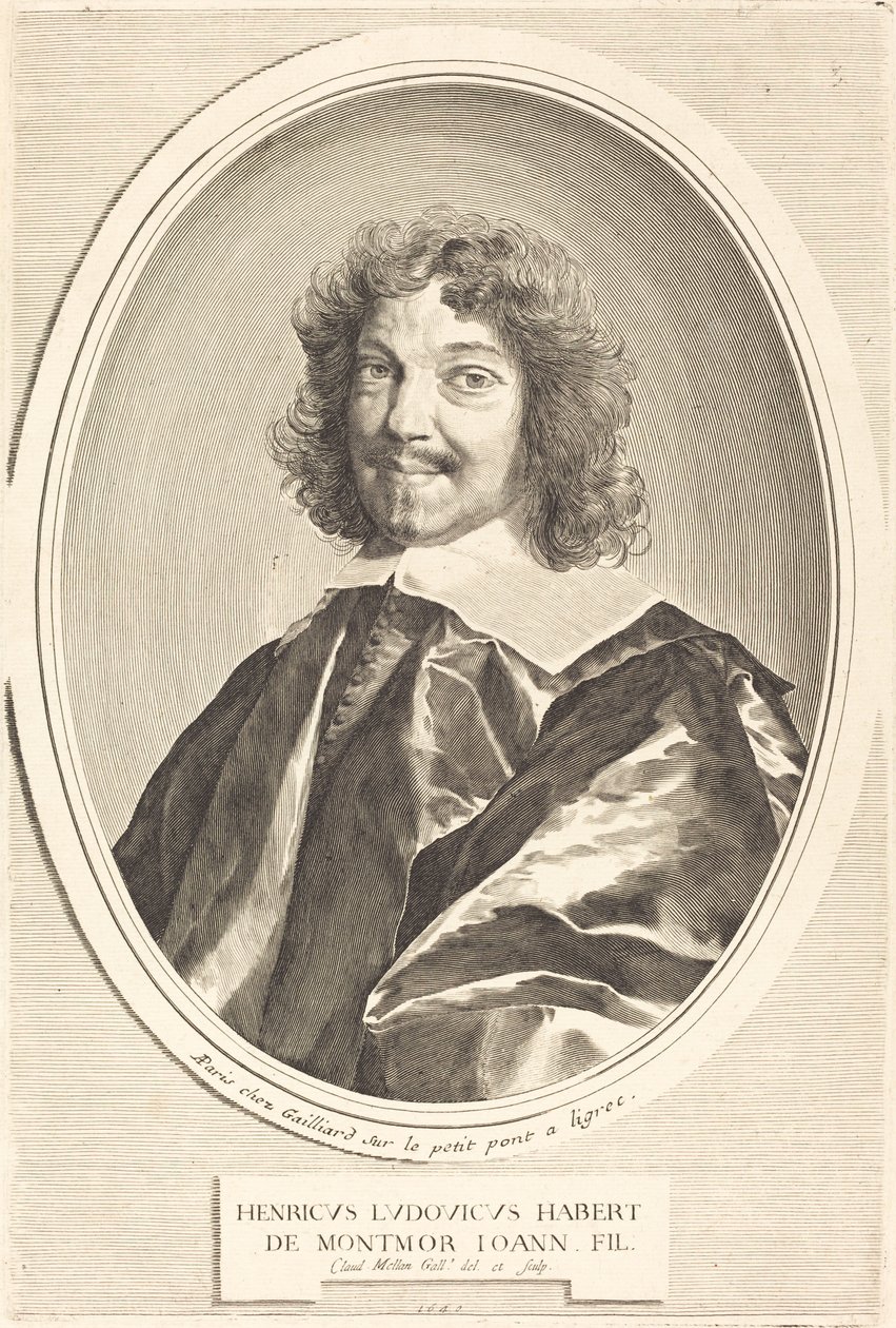 Henri-Louis Habert de Montmor autorstwa Claude Mellan