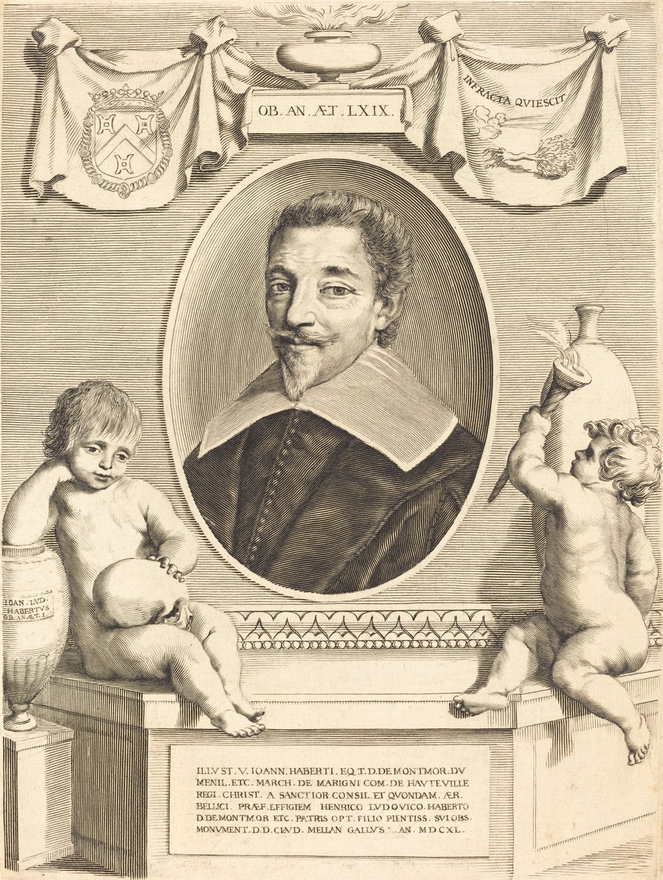 Jean Habert de Monturor autorstwa Claude Mellan