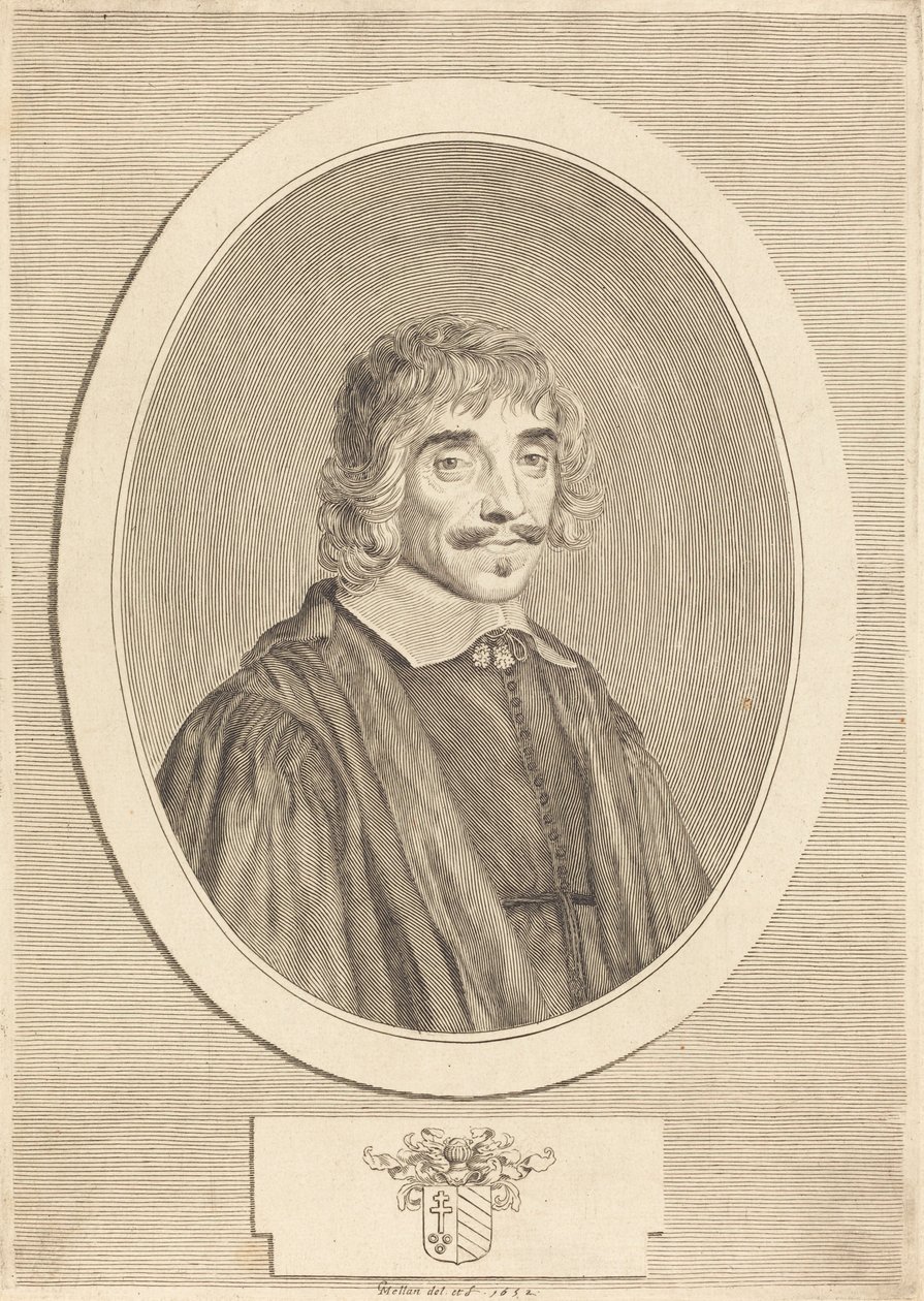 John Perrault autorstwa Claude Mellan