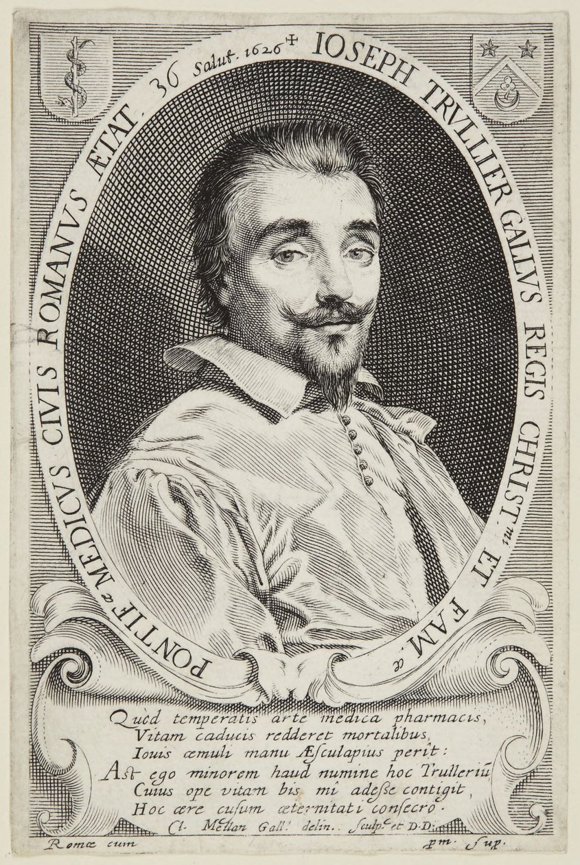 Joseph Trullier autorstwa Claude Mellan