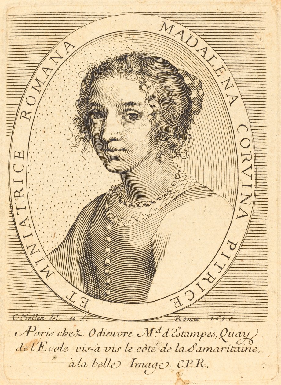 Maddalena Corvina autorstwa Claude Mellan