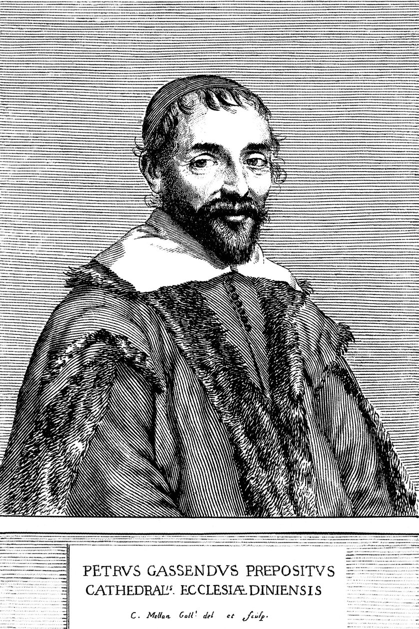 Pierre Gassendi, francuski filozof, naukowiec, astronom i matematyk, XVII wiek. autorstwa Claude Mellan