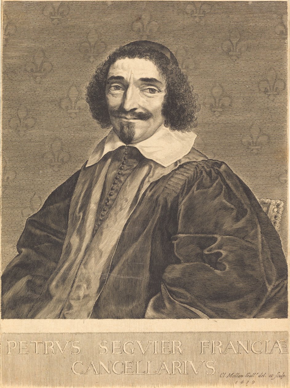 Pierre Séguier autorstwa Claude Mellan