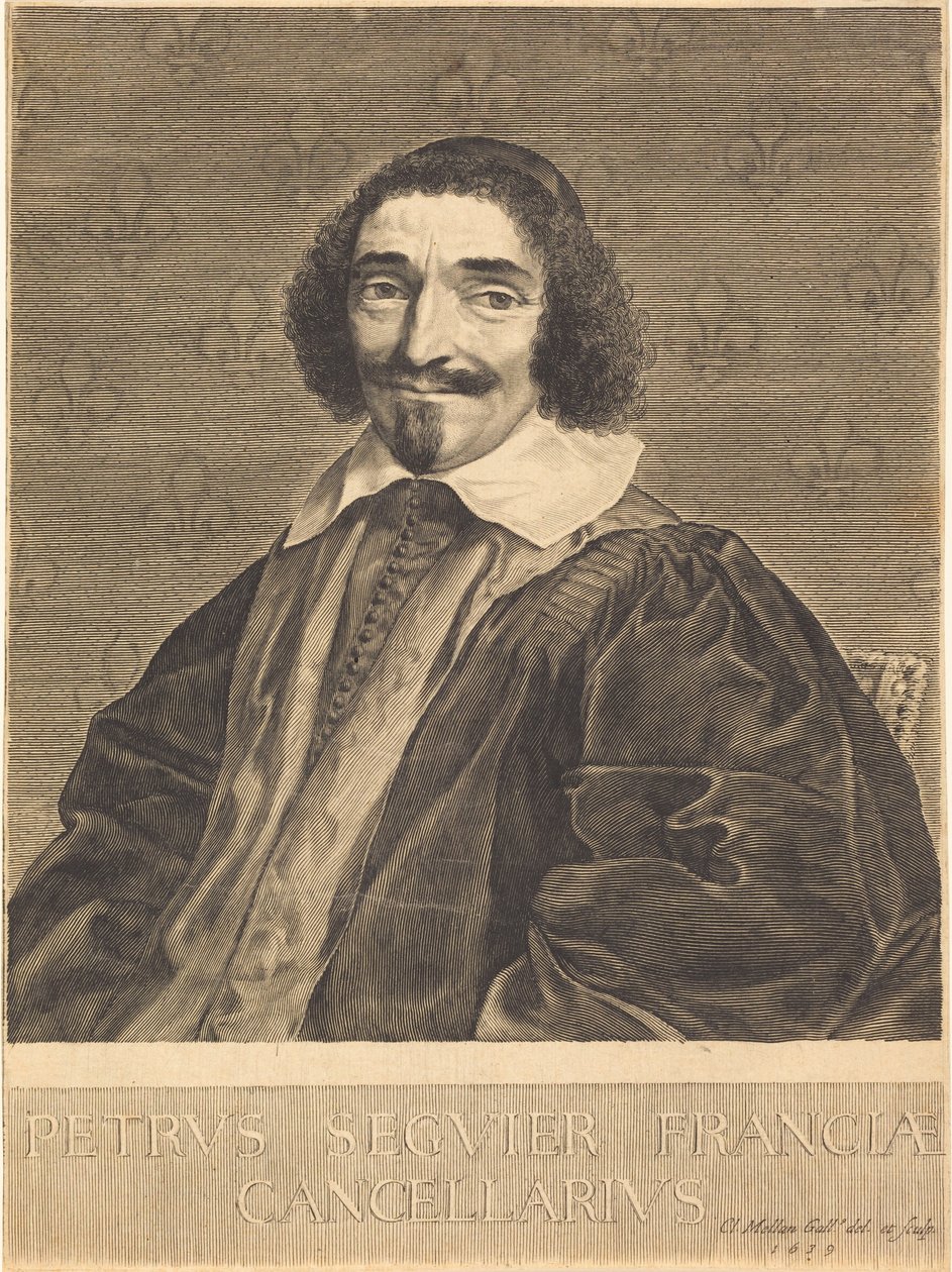 Pierre Séguier autorstwa Claude Mellan