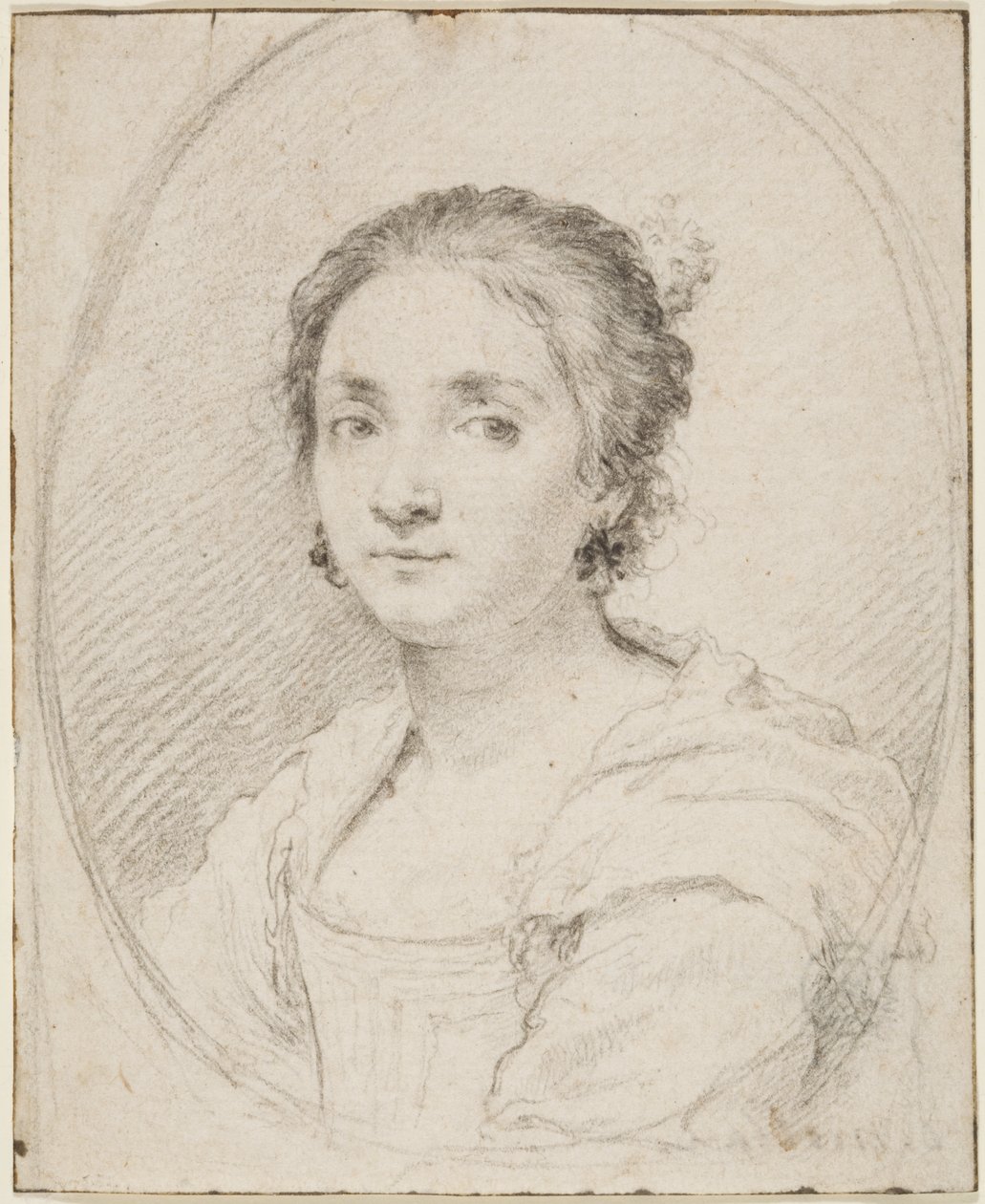Portret Virginii de Vezzo da Velletri autorstwa Claude Mellan