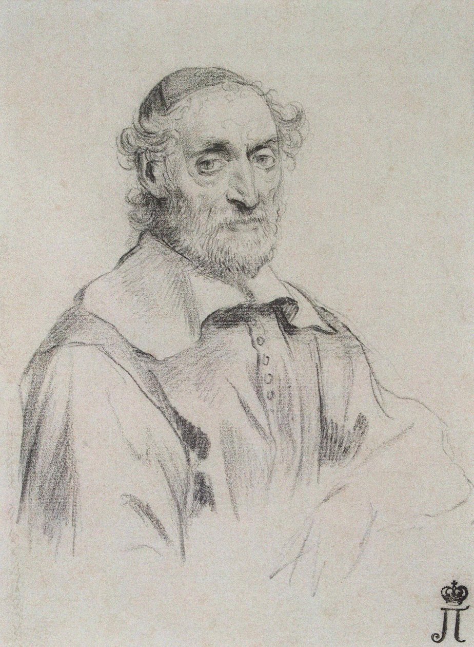 Portret Nicolas-Claude Fabri de Peiresc 1580-1637, 1636-1637 autorstwa Claude Mellan