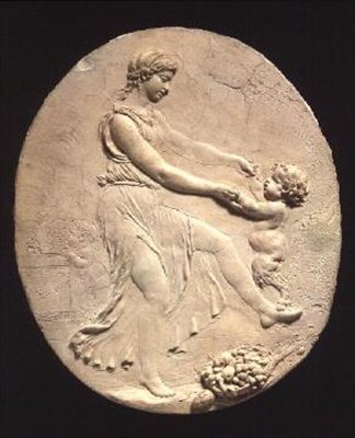 Bachantka i niemowlę Satyr autorstwa Claude Michel Clodion