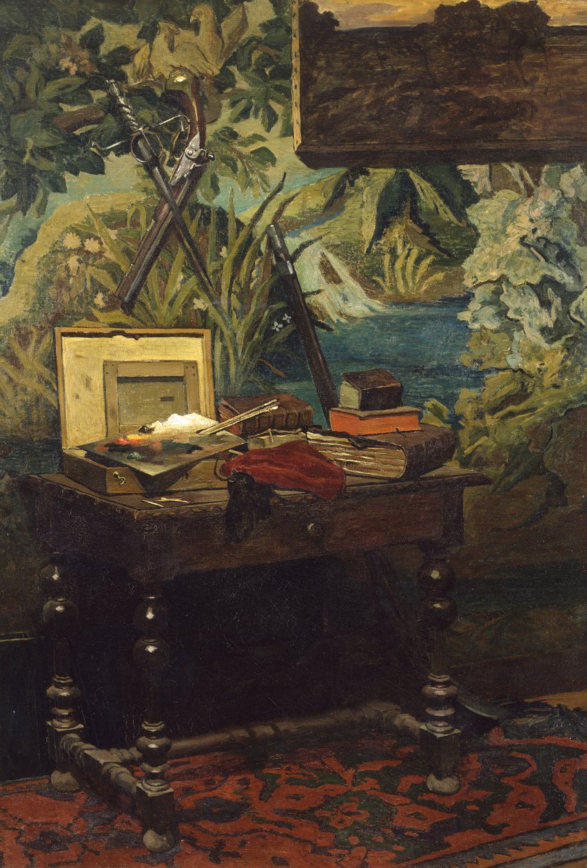 Kącik studia, Claude Monet autorstwa Claude Monet