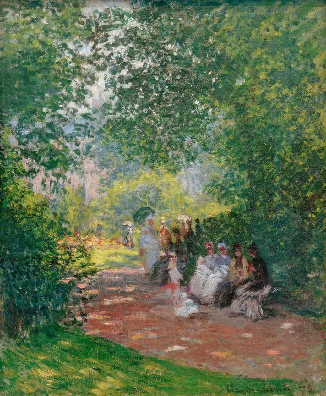 W parku Monceau autorstwa Claude Monet