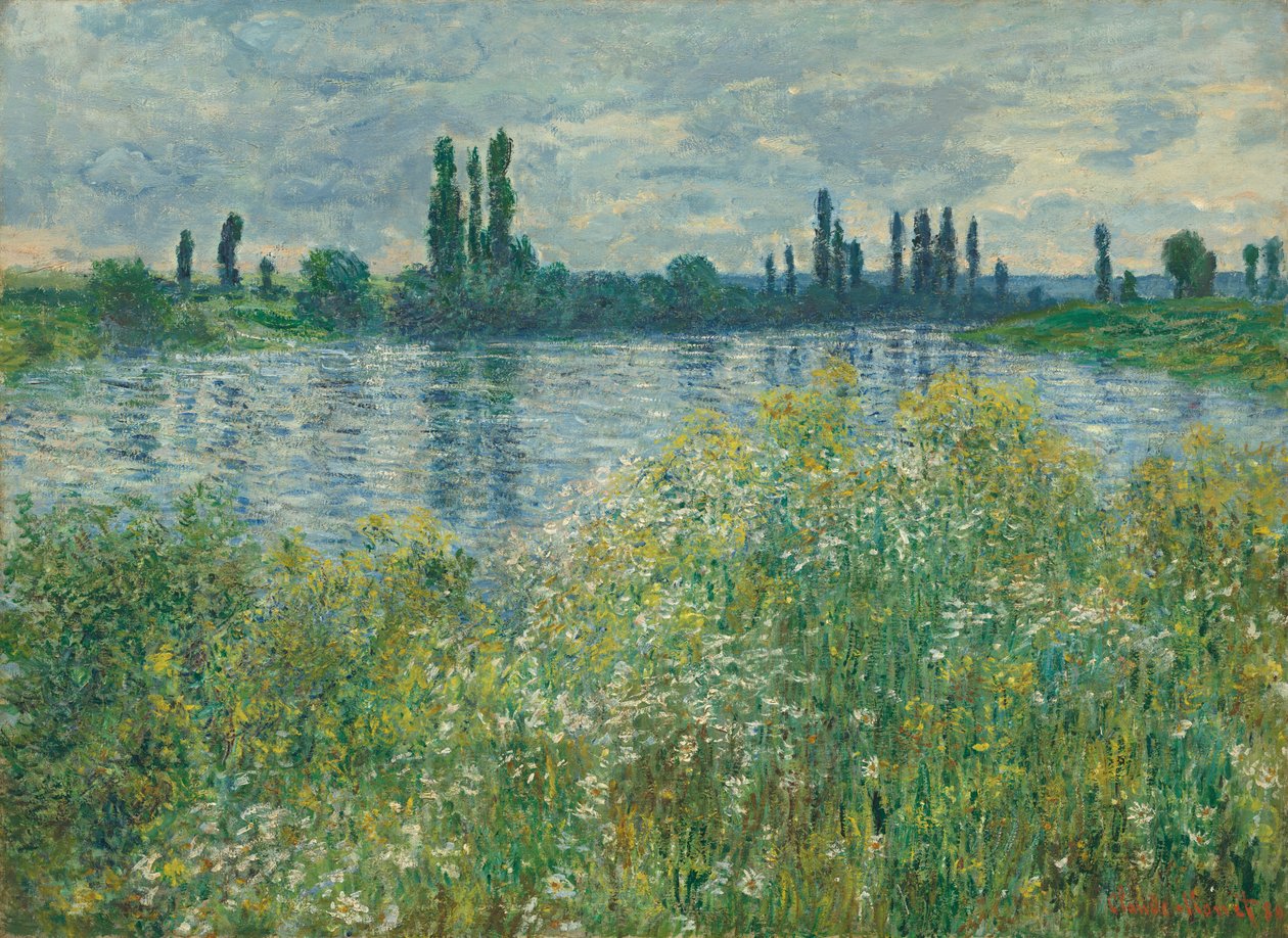 Brzegi Sekwany, Vétheuil autorstwa Claude Monet