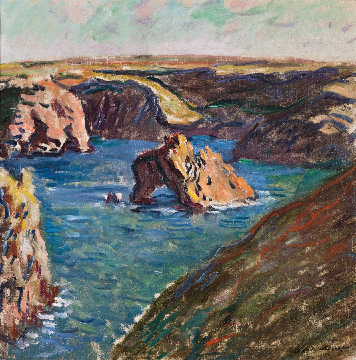 Belle-Ile, 1886 autorstwa Claude Monet