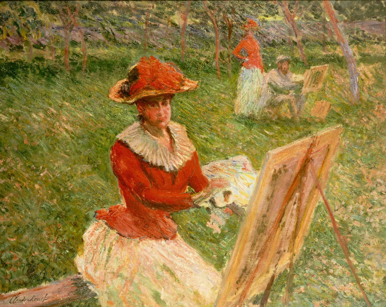 Obraz Blanche Hoschede, 1892 autorstwa Claude Monet