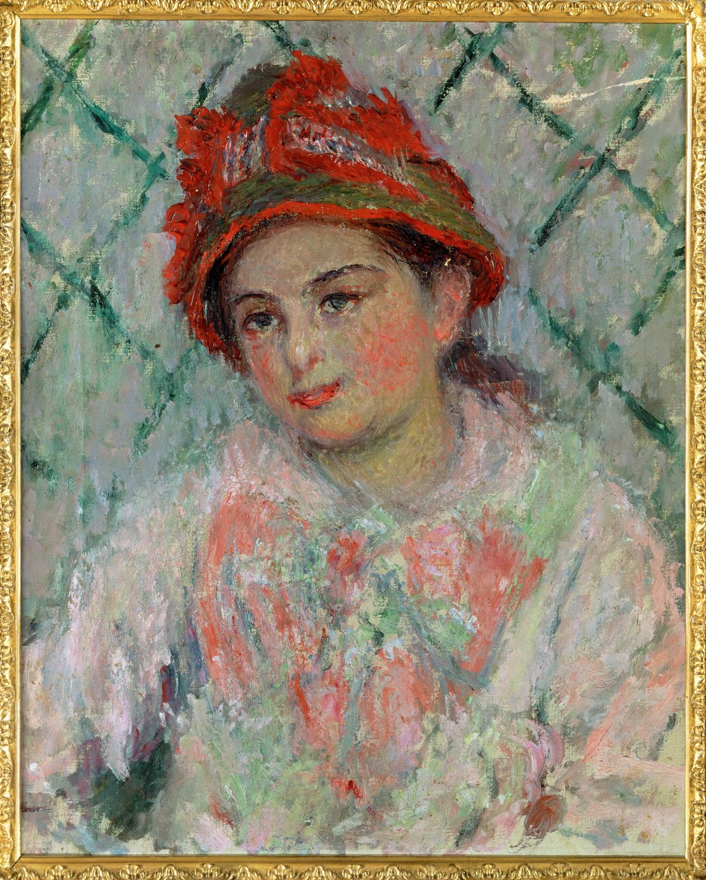 Blanche Hoschede, najmłodsza córka ... (olej na płótnie) autorstwa Claude Monet