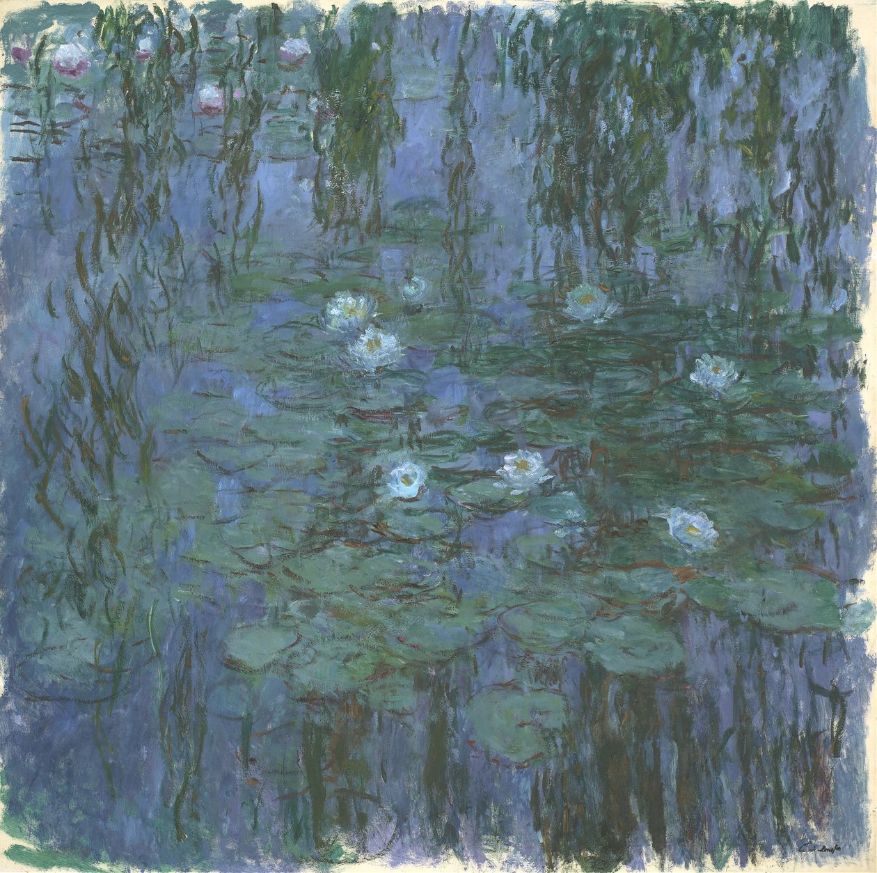 Niebieskie nimfy autorstwa Claude Monet