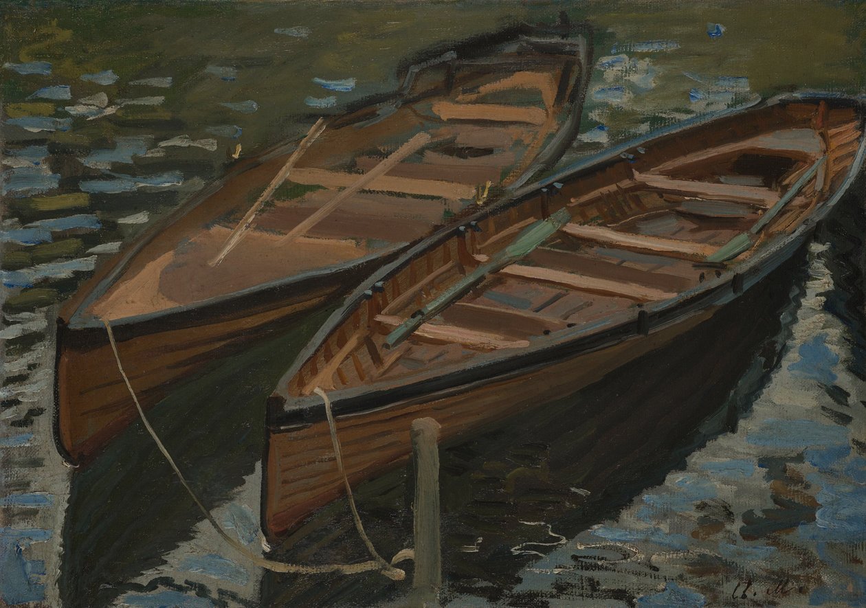 Łodzie autorstwa Claude Monet