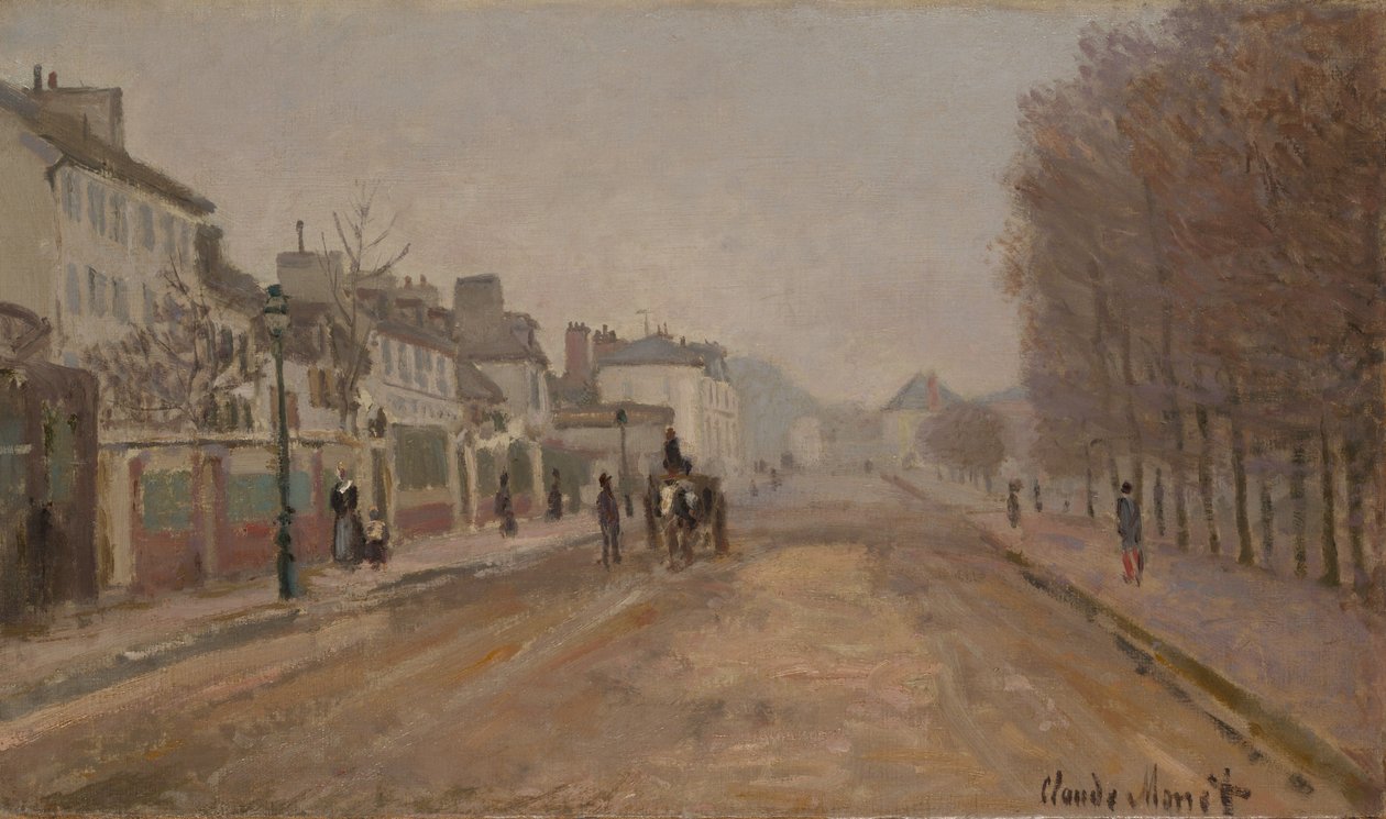 Bulwar Héloise, Argenteuil autorstwa Claude Monet
