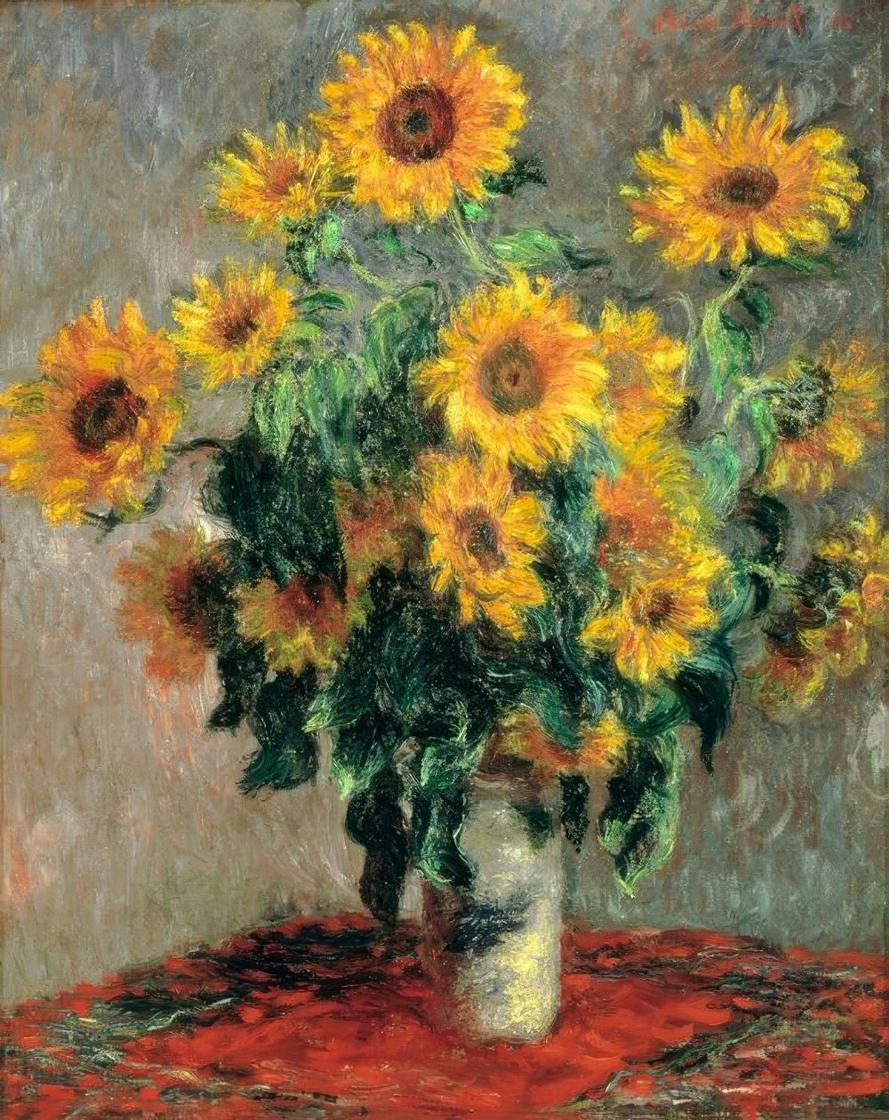 Gromada słońc autorstwa Claude Monet