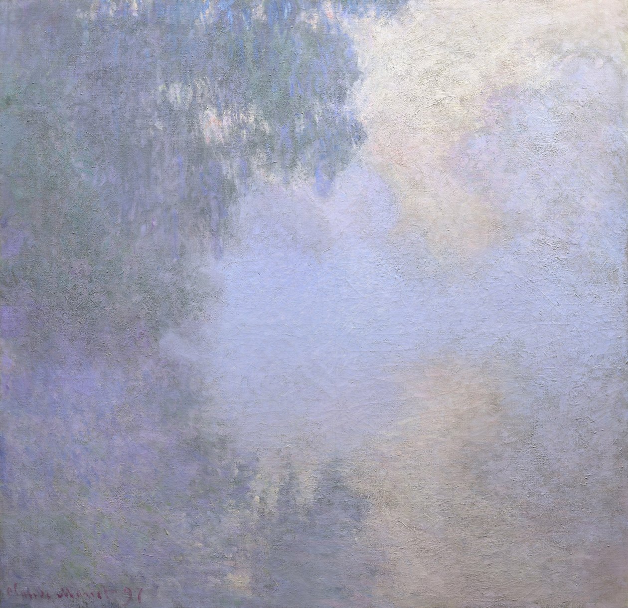 Odgałęzienie Sekwany w pobliżu Giverny autorstwa Claude Monet