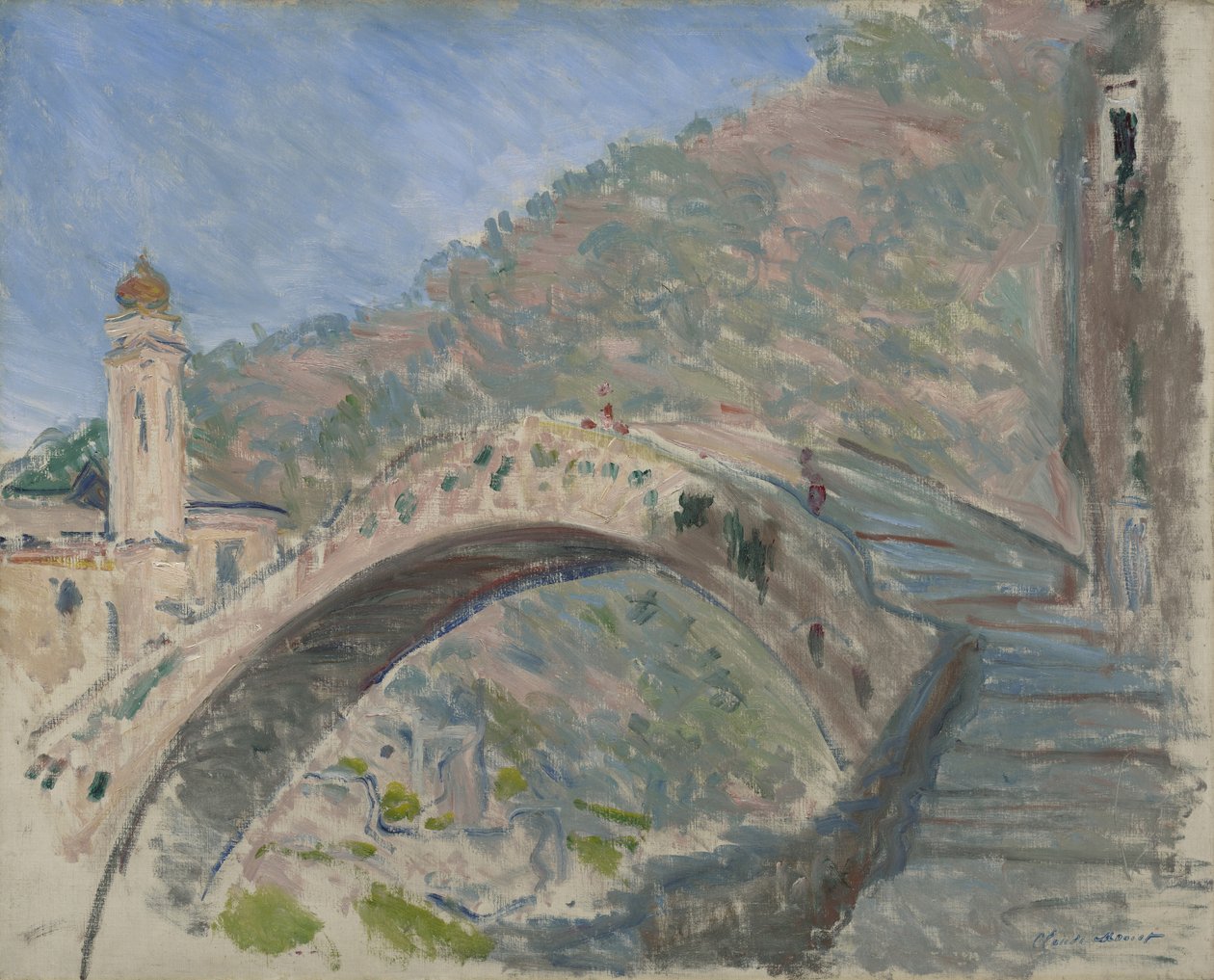 Most w Dolceacqua, 1884 autorstwa Claude Monet