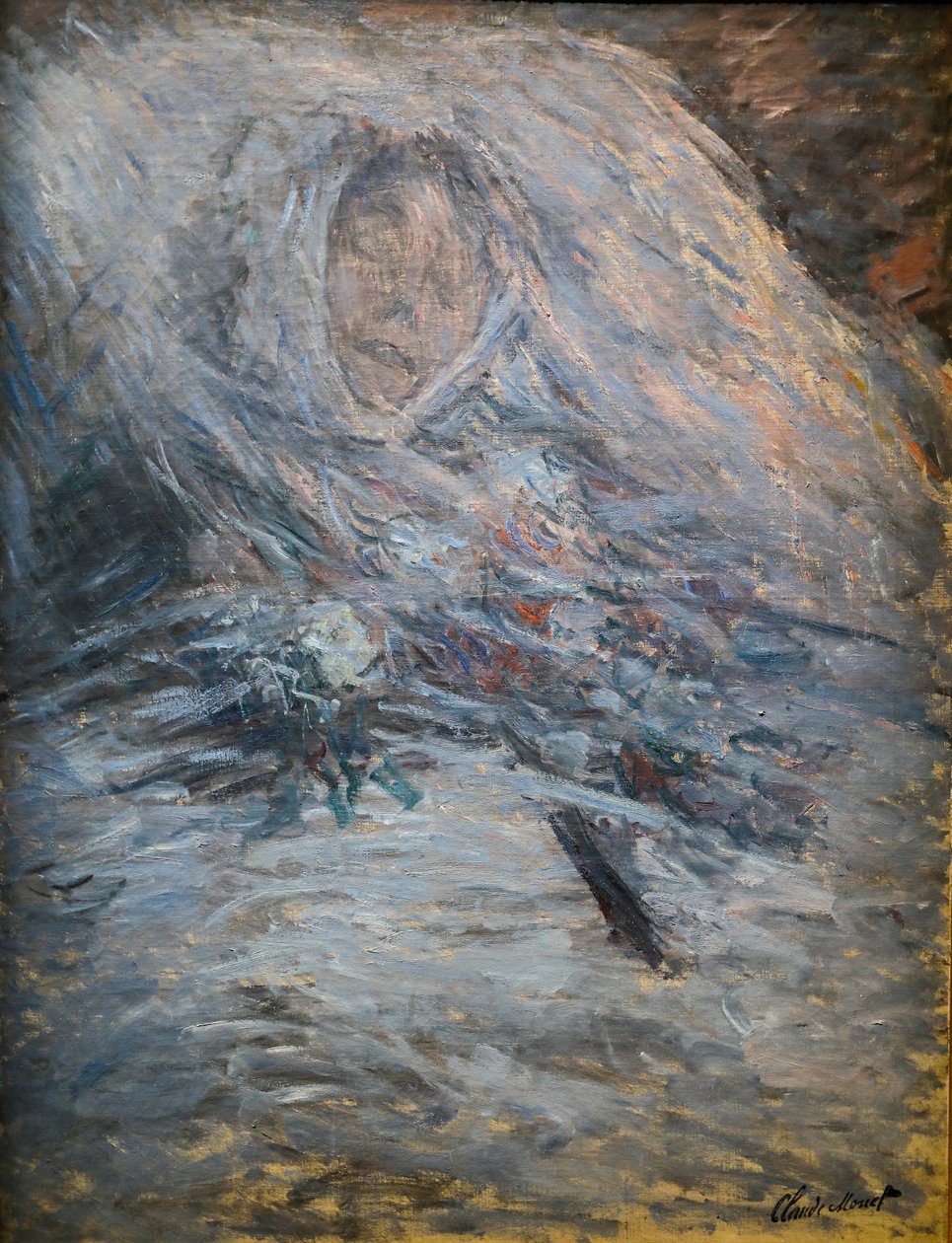 Camille na łożu śmierci autorstwa Claude Monet