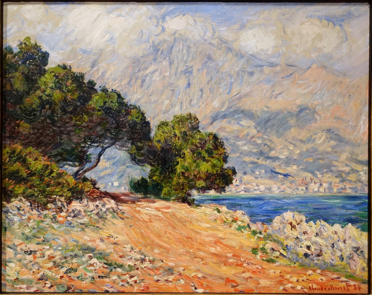 Cap Martin, w pobliżu Menton autorstwa Claude Monet